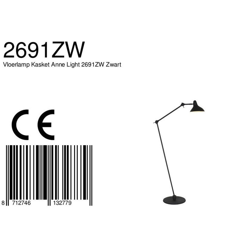 Floor lamp Kasket metal steel E27