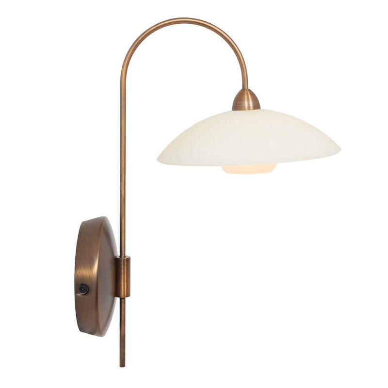 Wall sconce Sovereign Classic glass bronze G9