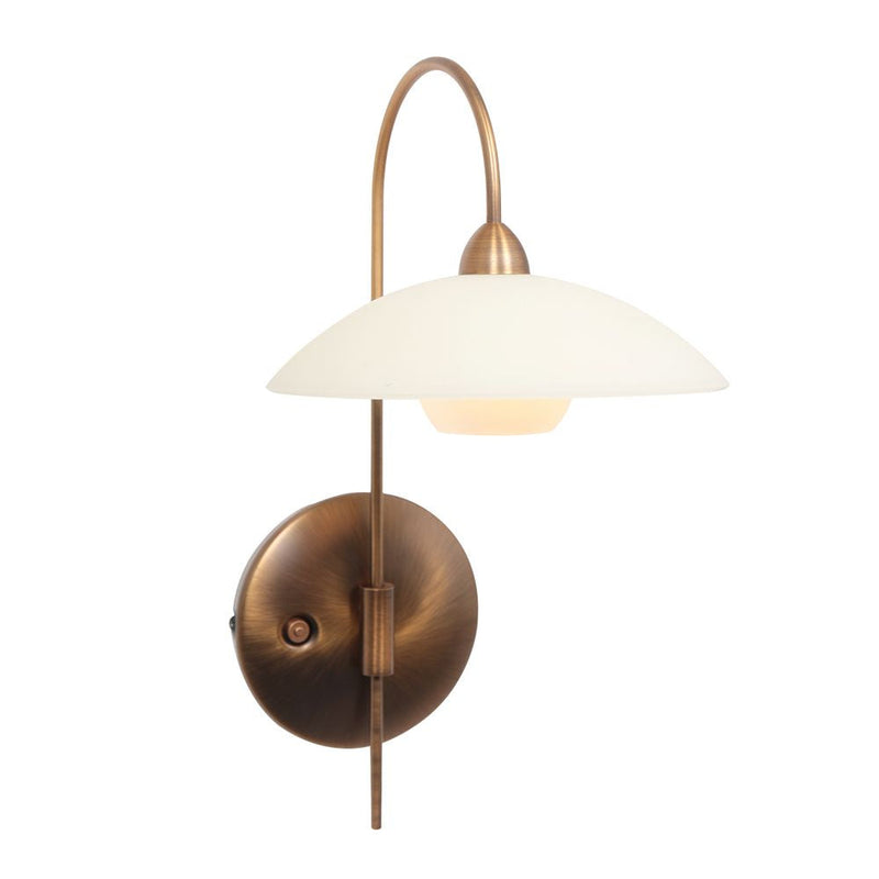 Wall sconce Sovereign Classic glass bronze G9