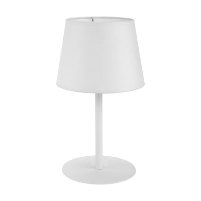 Table lamp MAJA metal white E27 1 lamp