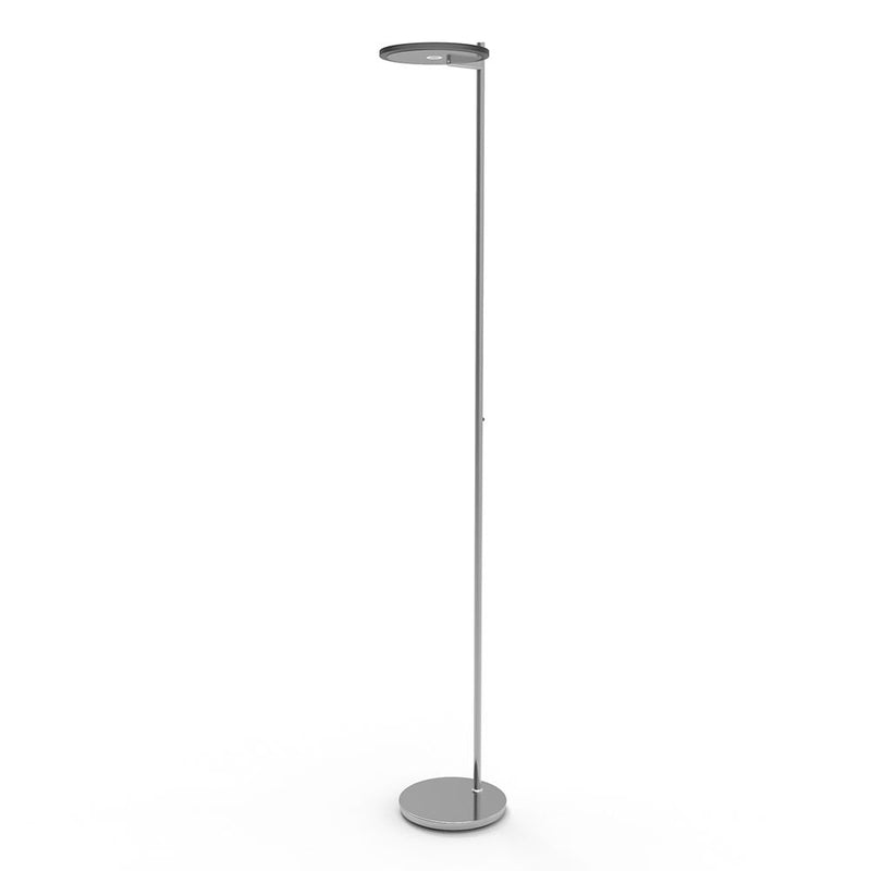 Floor lamp Turound glass grey LED