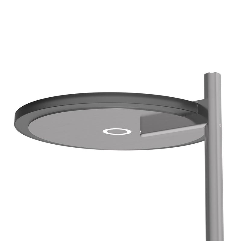 Floor lamp Turound glass grey LED