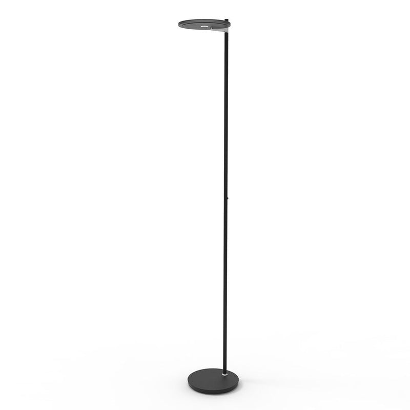 Floor lamp Turound glass black LED