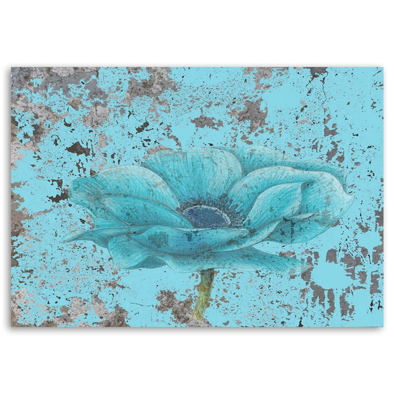 Deco panel print, Retro sea flower