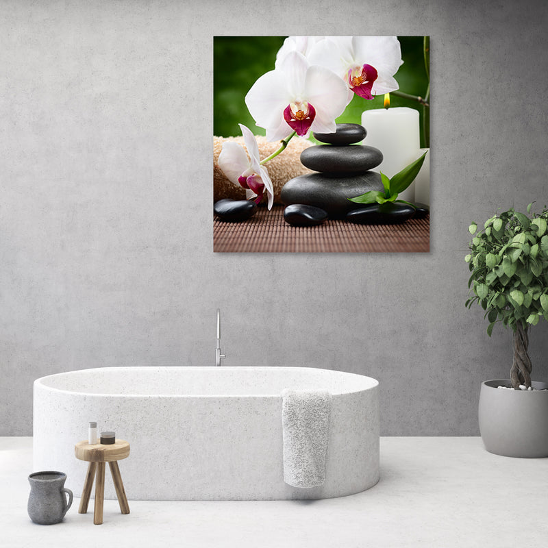 Canvas print, Zen orchids spa