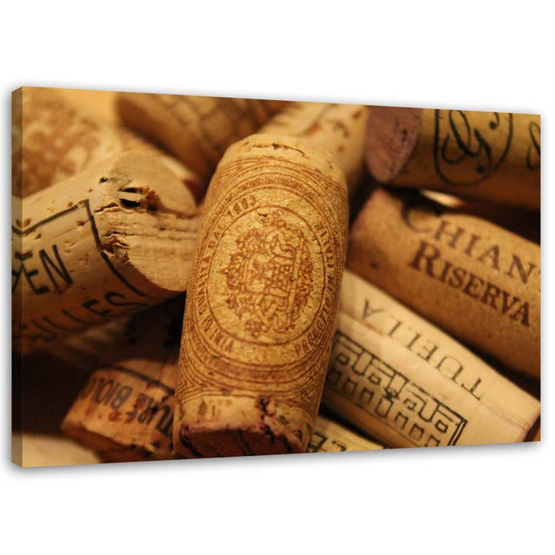 Canvas print, Wine stoppers