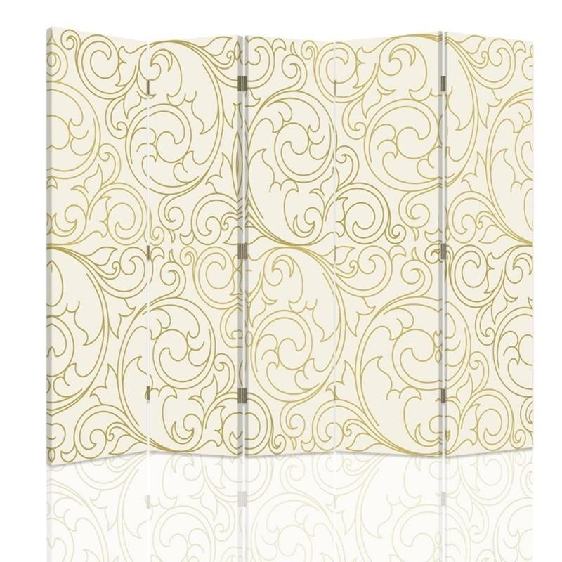 Room divider Double-sided, Wallpaper in light color