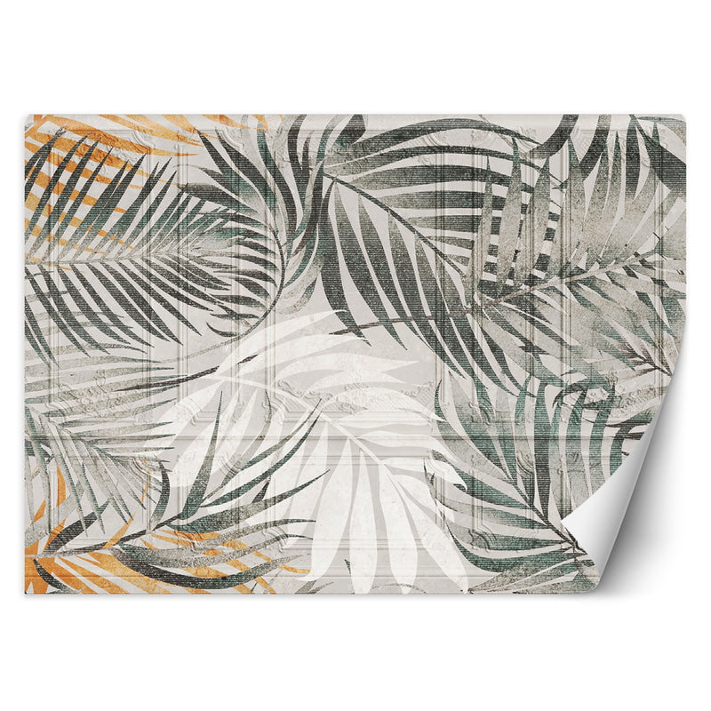Wallpaper, Tropical Palm Leaves