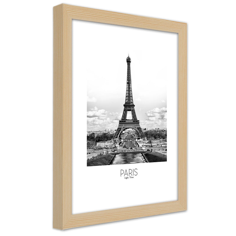 Picture in natural frame, The iconic eiffel tower