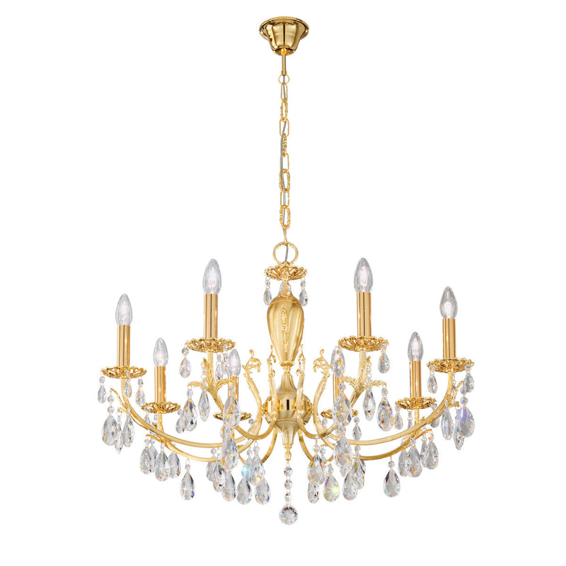 Chandeliers VICTORIA 2 gold crystal