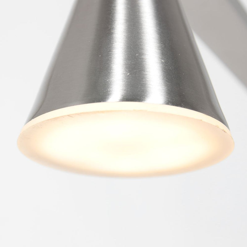 Pendant Vortex metal steel LED 5 lamps