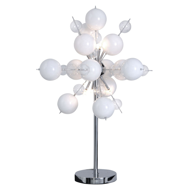 Table Lamp "Explosion" in white