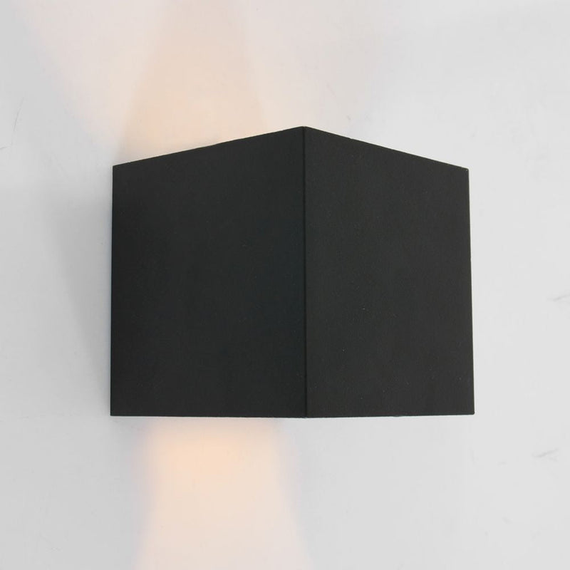 Wall sconce Muro metal black LED 2 lamps