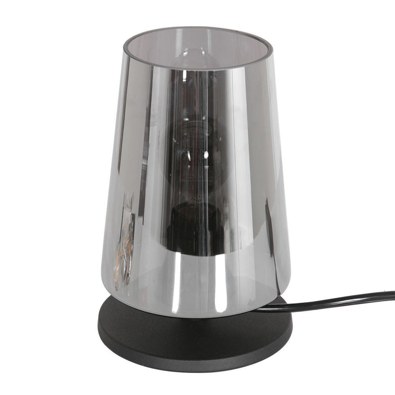 Table lamp Ancilla glass smoke glass E27