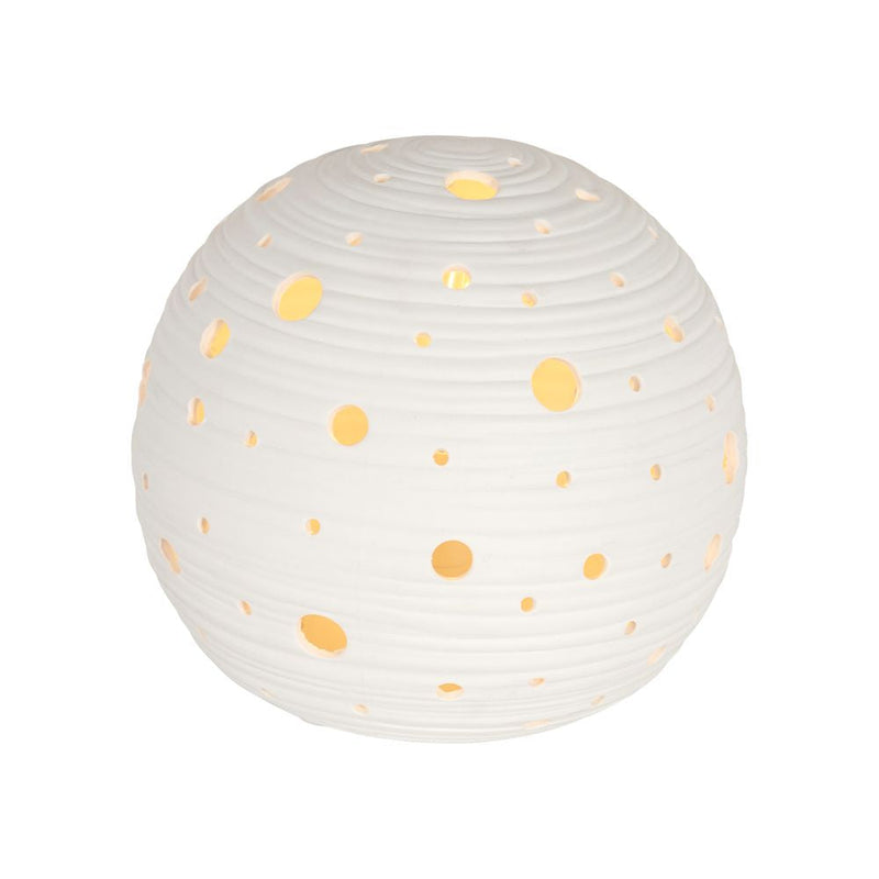 Table lamp Jazz ceramic white E14