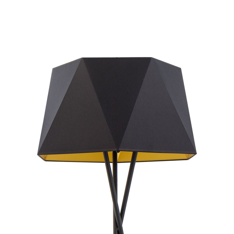 Floor lamp IVO metal black E27 1 lamp