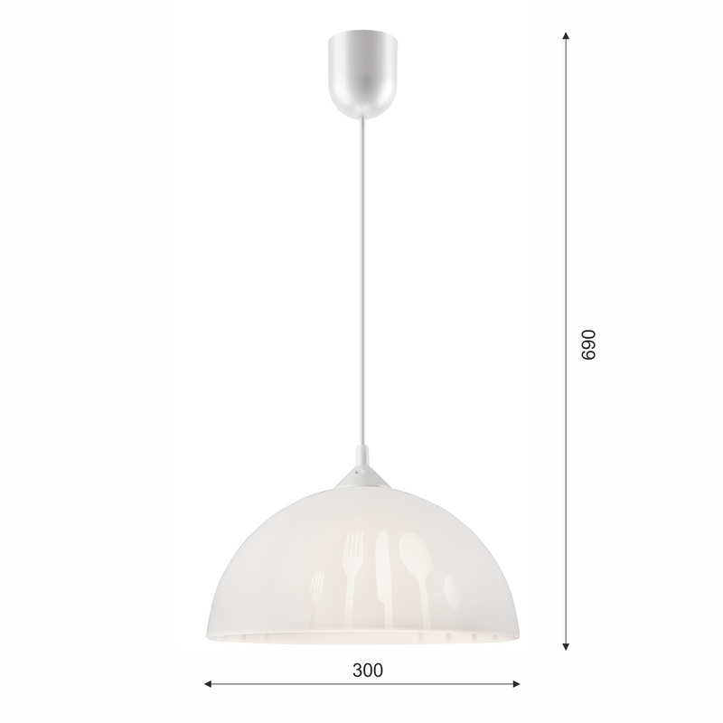Ceiling lamp glass