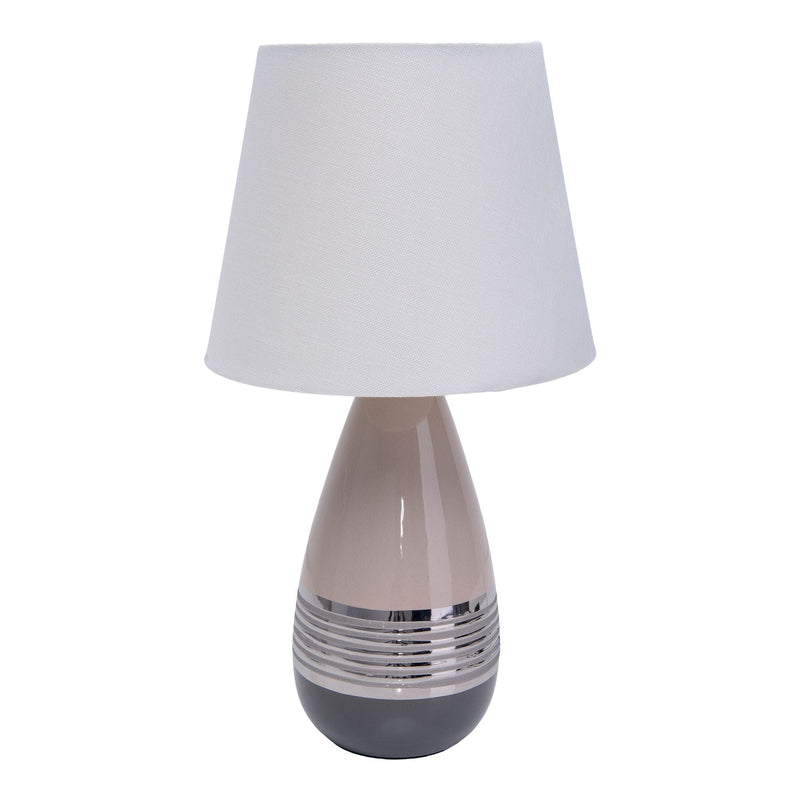 Ceramic Table Lamp "Carrara" h: 38cm