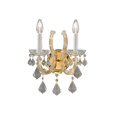 Wall sconces MARIA LOUISE gold crystal