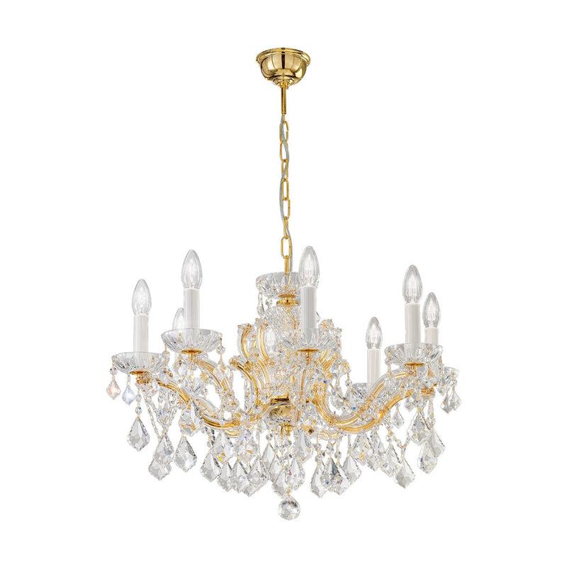 Chandeliers MARIA LOUISE gold crystal