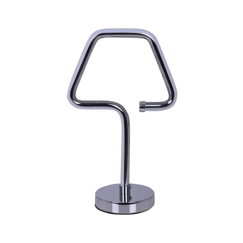 LED Table Lamp "Loop Line" h: 30cm chrome