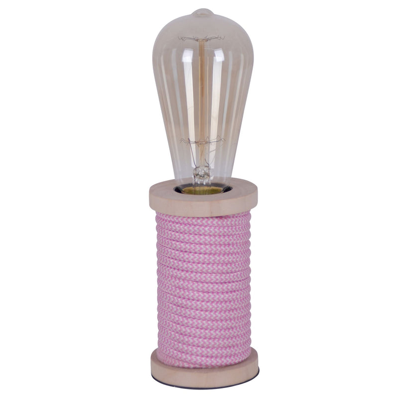 Table Lamp "Max" pink/white h: 12cm