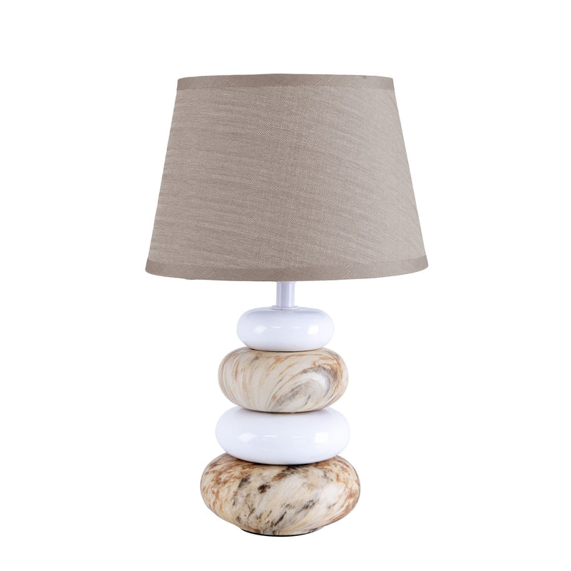 Ceramic Table Lamp "Stoney" h: 31cm