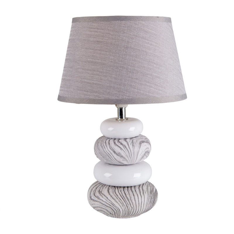 Ceramic Table Lamp "Stoney" h: 31cm