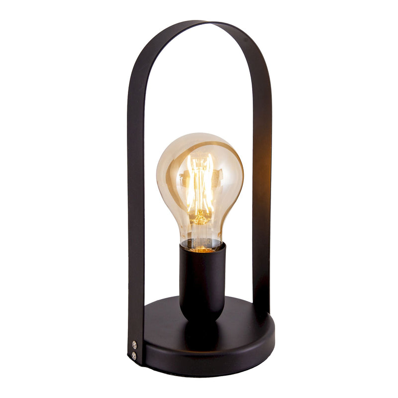 Metal Table Lamp Faro h: 28.5 cm black