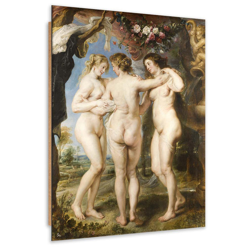 Deco panel print, Three graces - p. P. Rubens reproduction