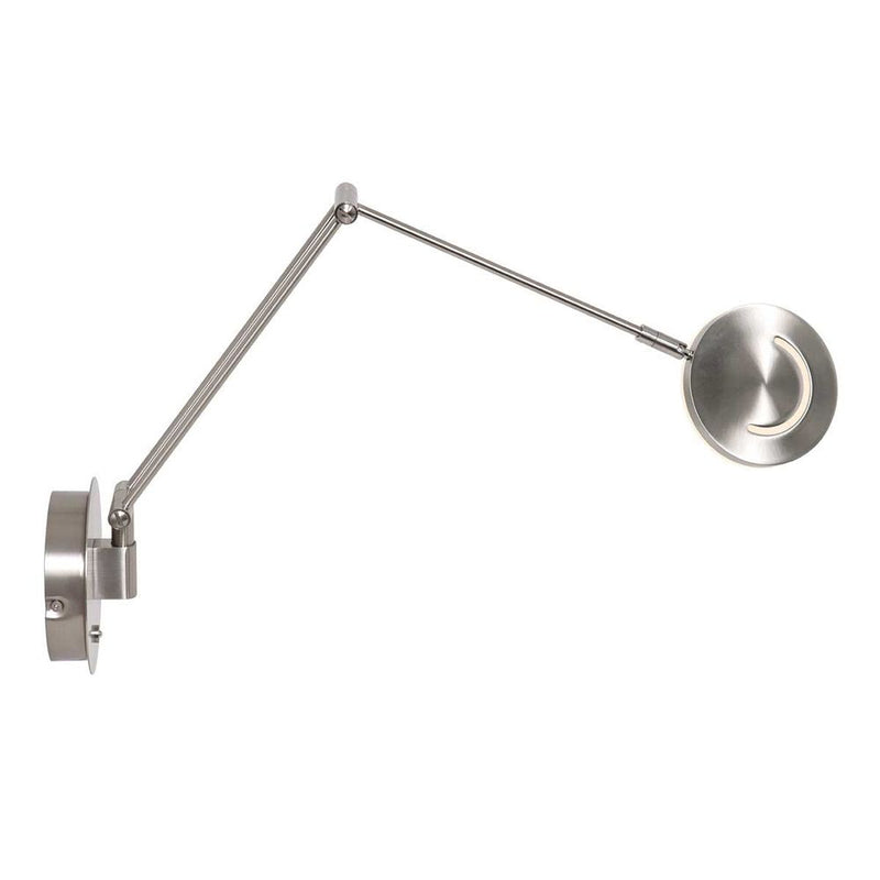 Wall sconce Soleil glass steel LED