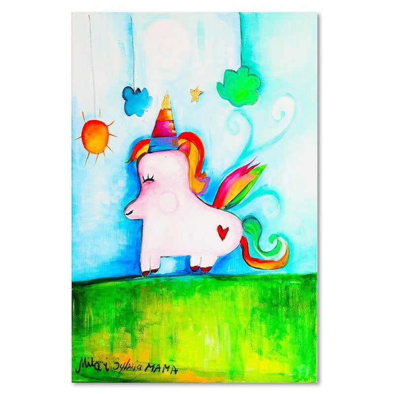 Canvas print, Unicorn