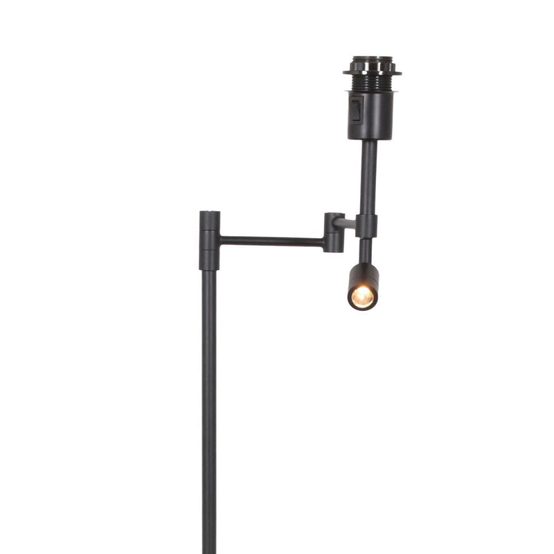 Floor lamp Rod metal black LED / E27