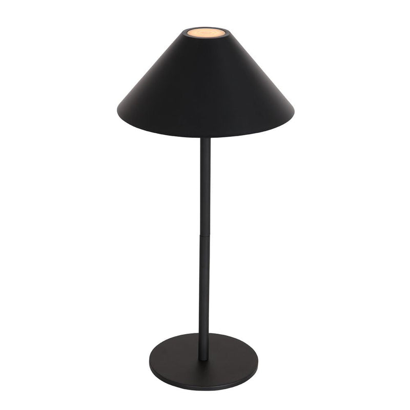 Desk lamp Ancilla glass black LED