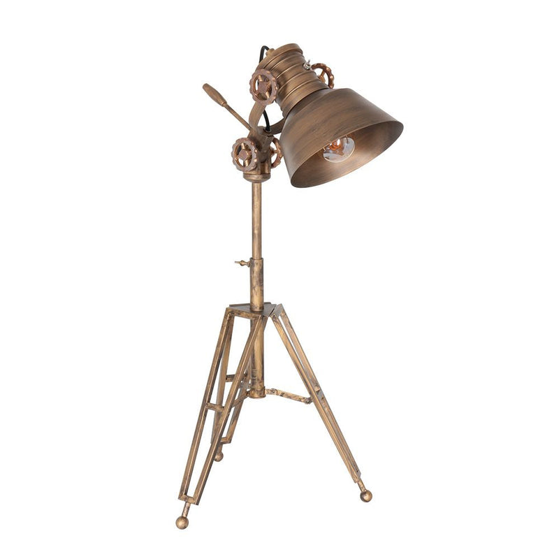 Table lamp Sprocket bronze E27