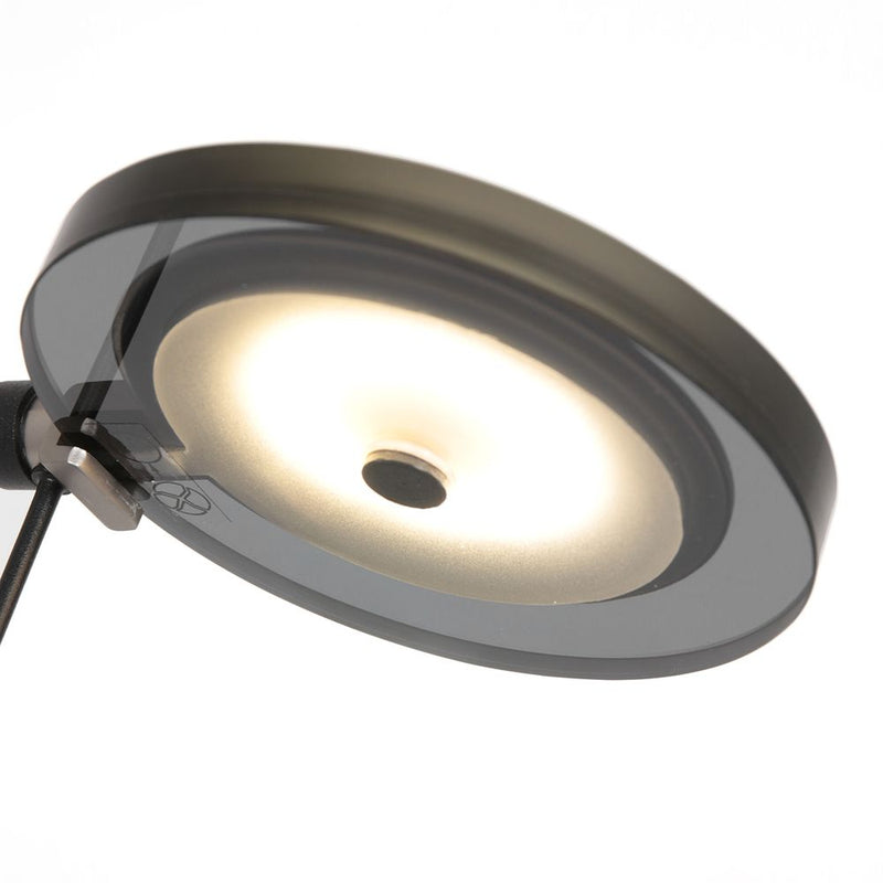 Desk lamp Turound metal transparent LED