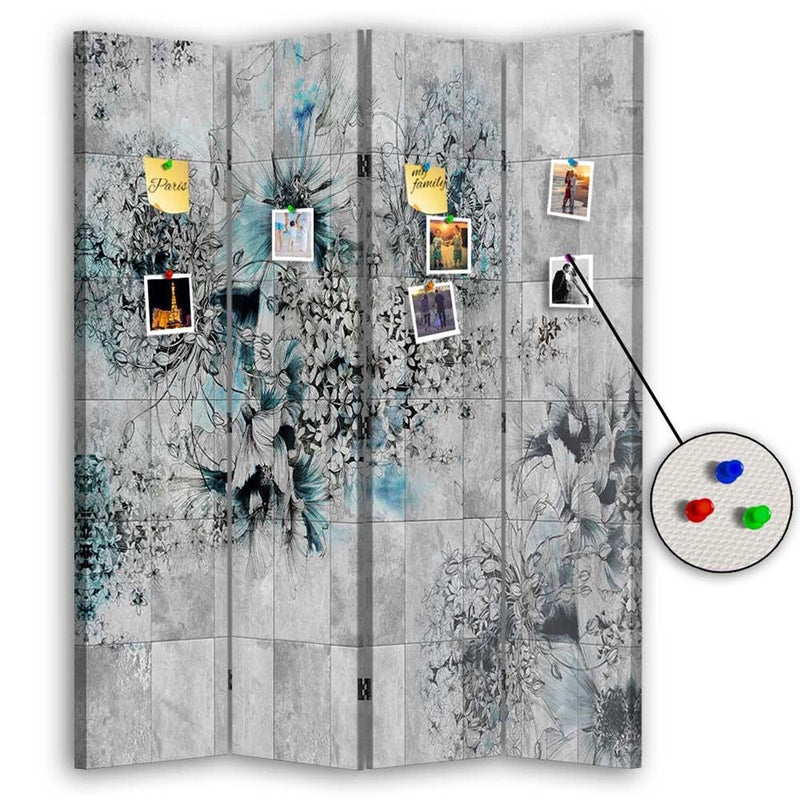 Room divider Double-sided PIN IT, Charm of peace