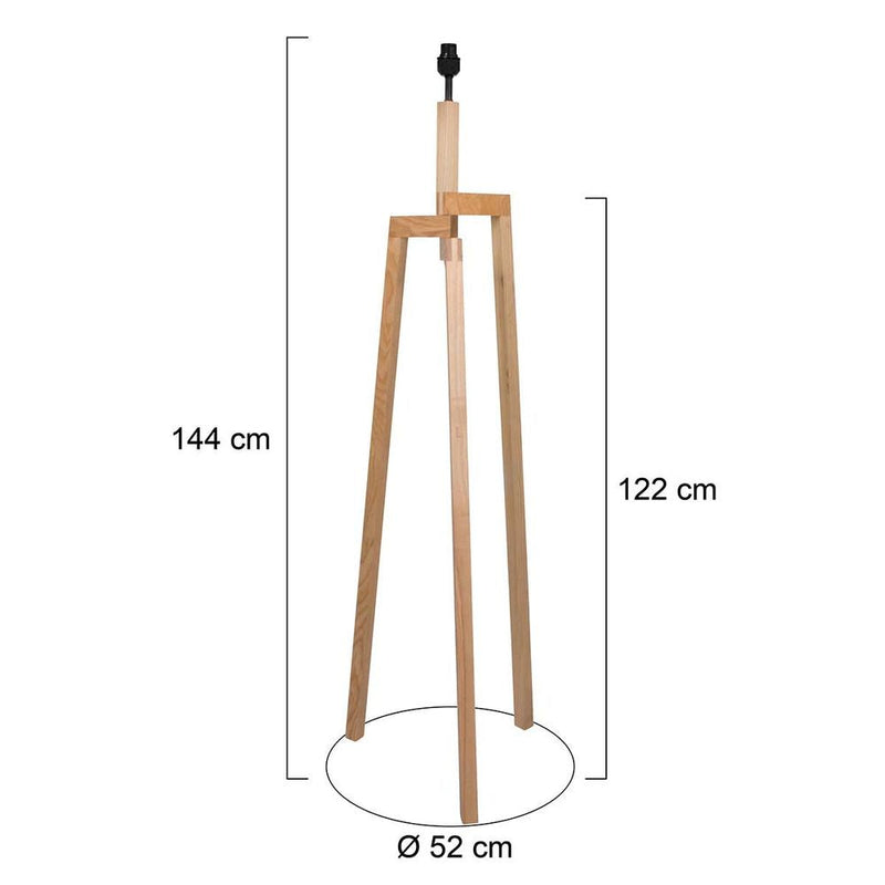 Floor lamp Sabi light wood E27