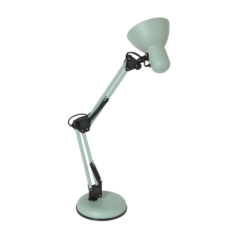 Table lamp Study metal green E27