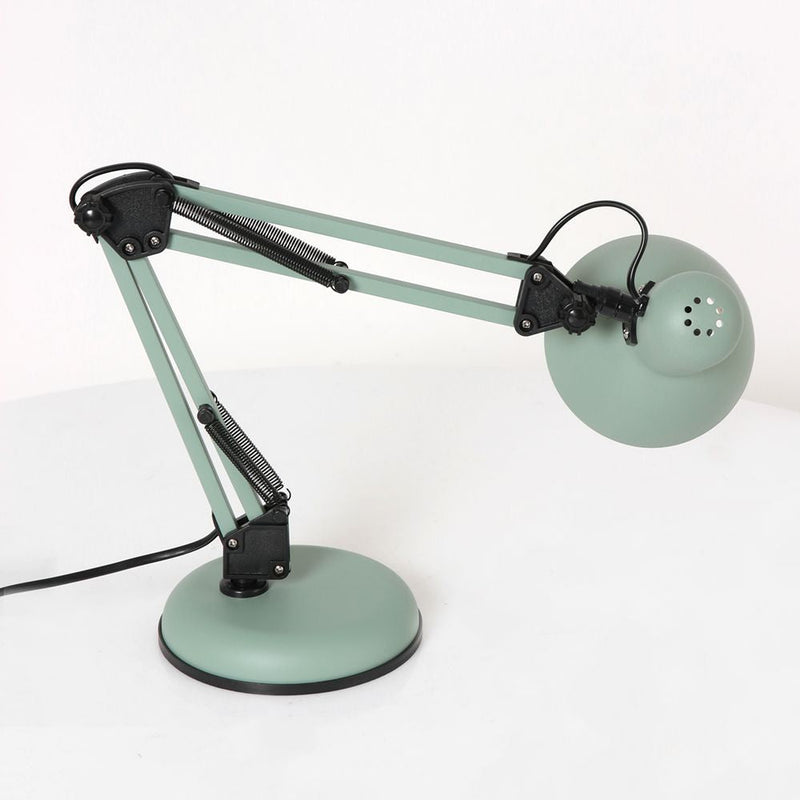 Table lamp Study metal green E27