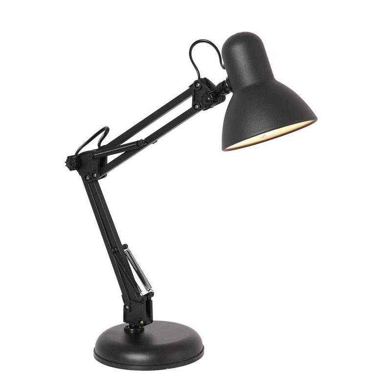 Table lamp Study metal black E27