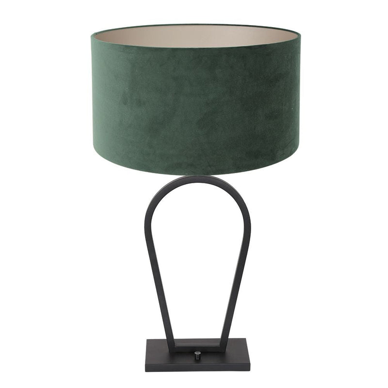 Table lamp Rod metal green E27