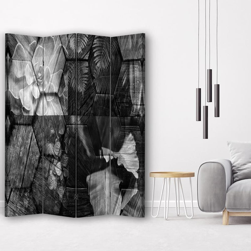 Room divider Double-sided rotatable, The secret of grey