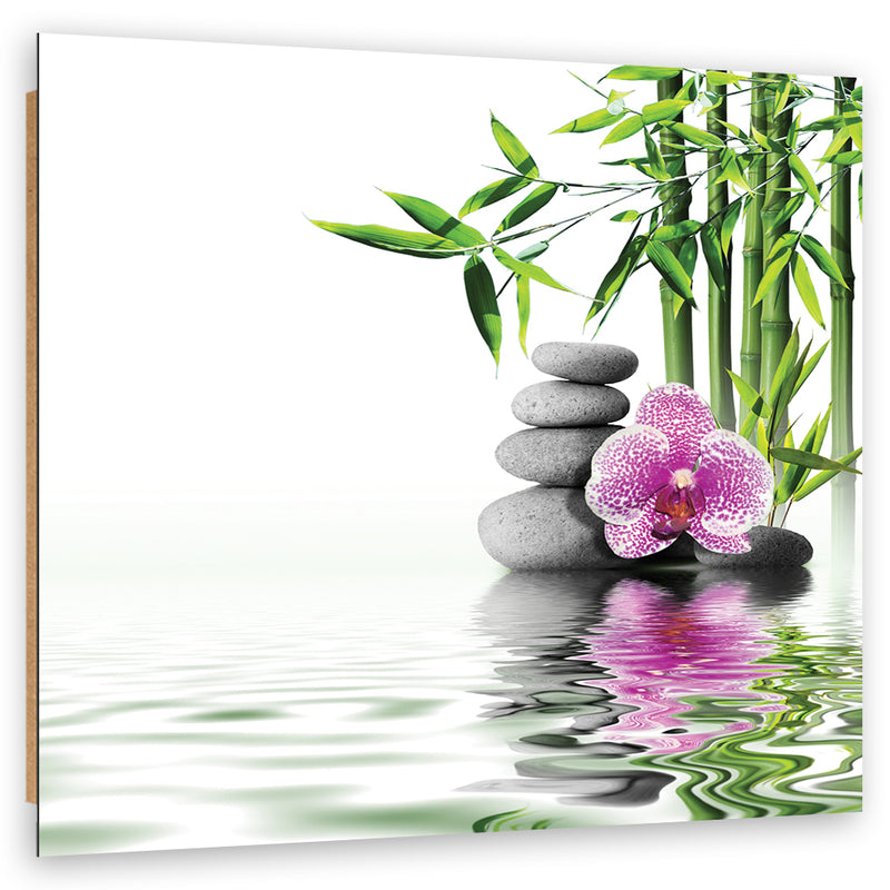 Deco panel print, Zen water garden