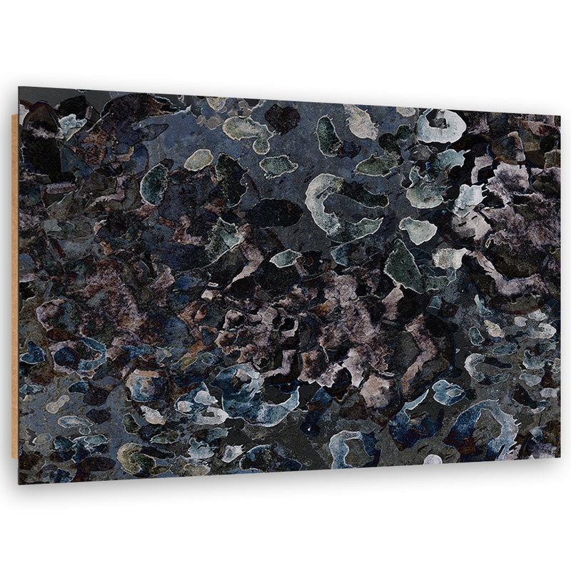 Impresión de panel decorativo, Estructura mineral a escala macro.