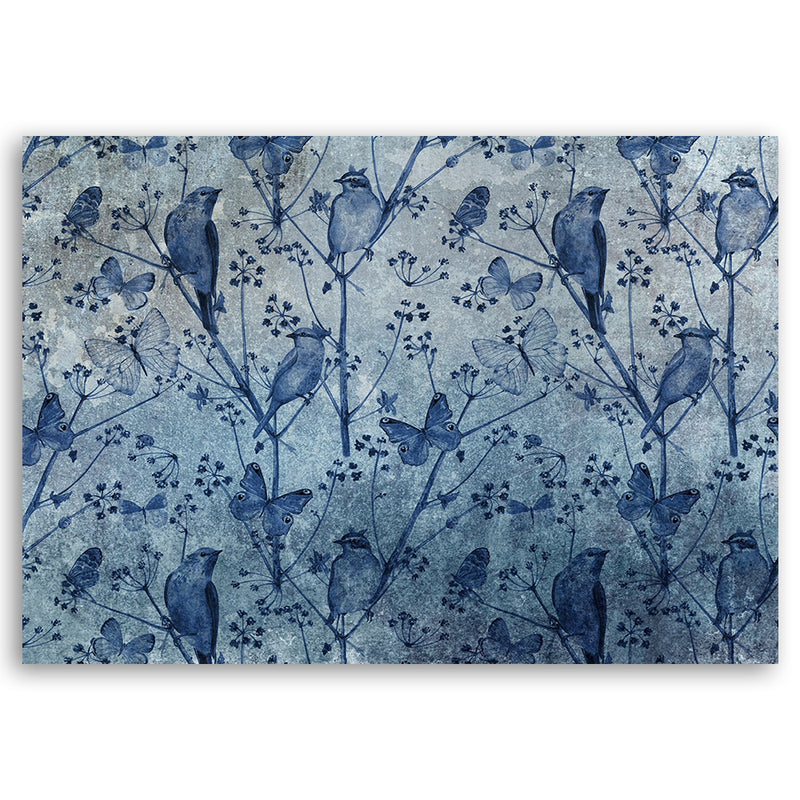 Canvas print, Birds on the branches