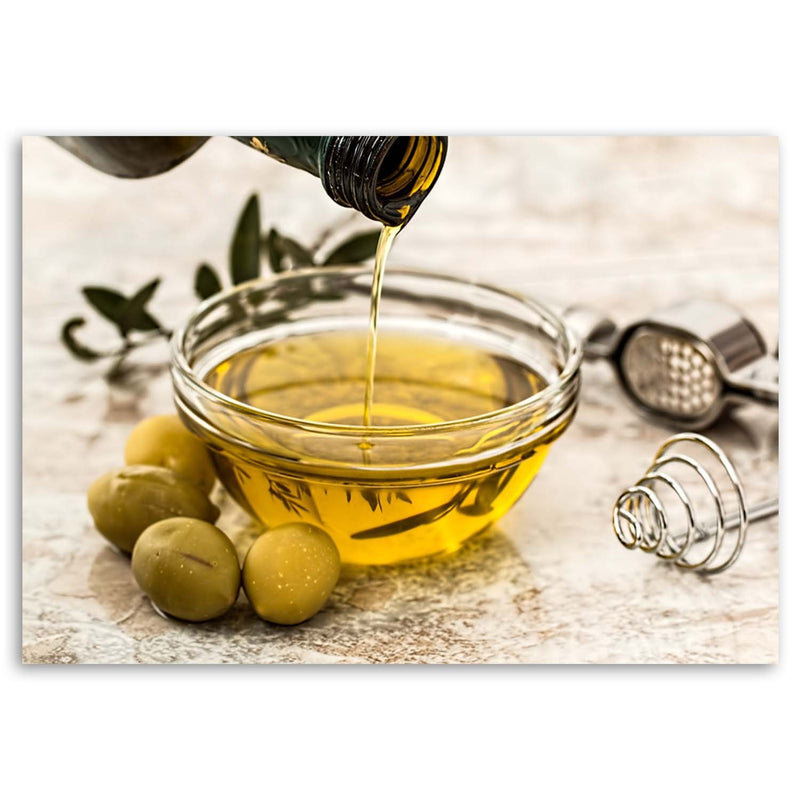 Canvas print, Olive oil