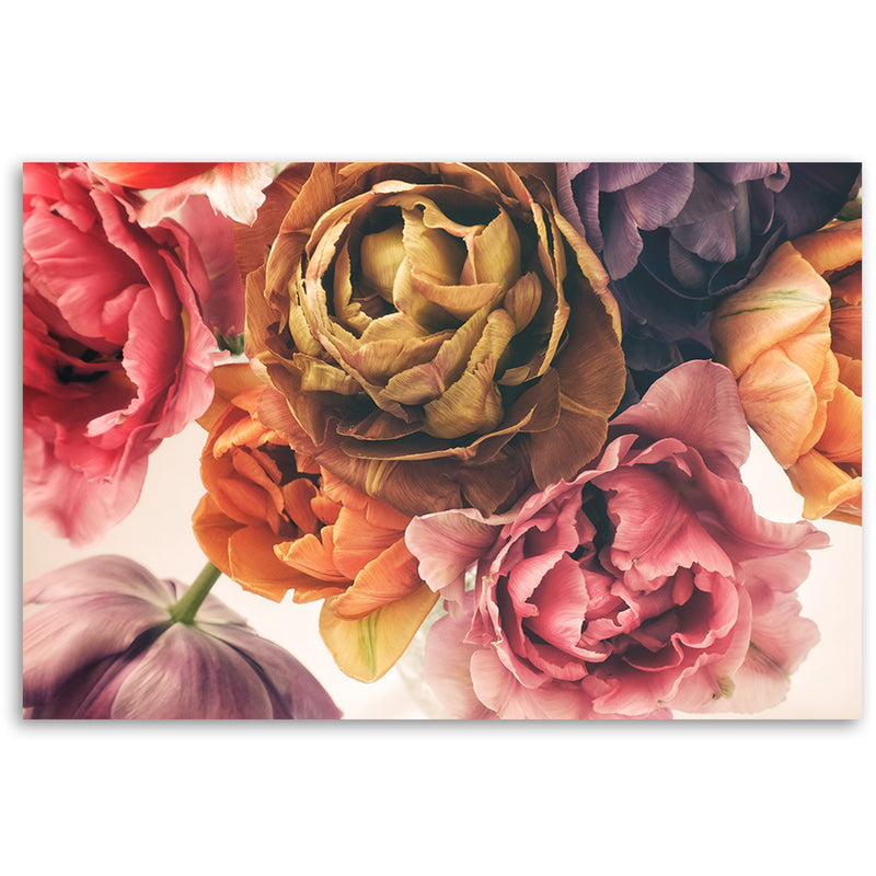 Canvas print, Bouquet of colourful flowers