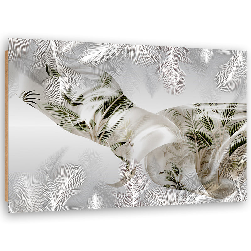 Deco panel print, Leaves in the wind