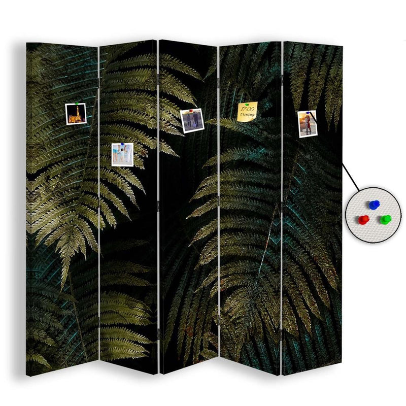 Room divider Double-sided PIN IT, Twilight leaf